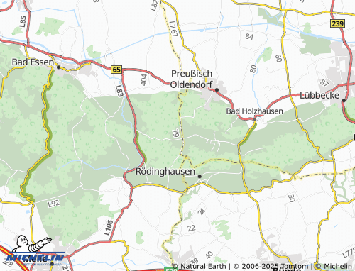 Mapa MICHELIN Büscherheide - ViaMichelin