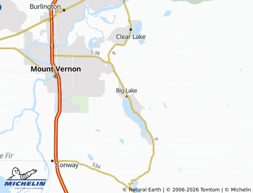 Mappa MICHELIN Big Lake - ViaMichelin