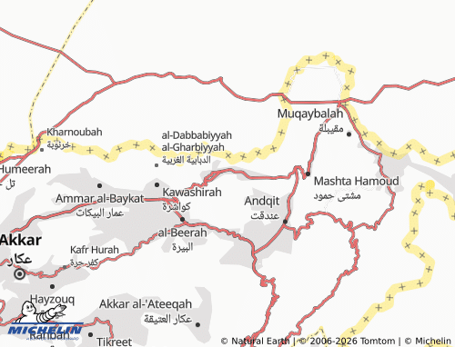 Mapa MICHELIN Ramah - ViaMichelin