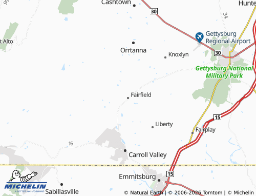 Mappa MICHELIN Fairfield - ViaMichelin