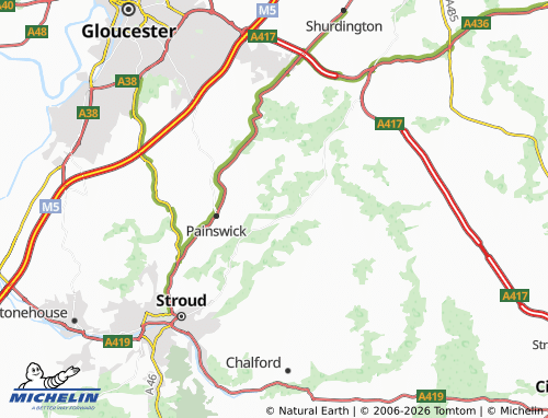 Mappa MICHELIN Sheepscombe - ViaMichelin