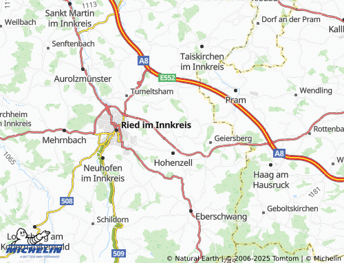 MICHELIN-Landkarte Roith - ViaMichelin