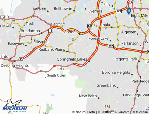 MICHELIN Augustine Heights map - ViaMichelin
