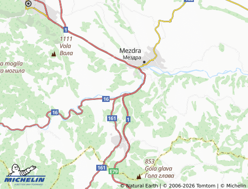 MICHELIN Rebarkovo map - ViaMichelin