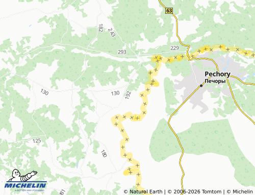 MICHELIN Ermakova map - ViaMichelin