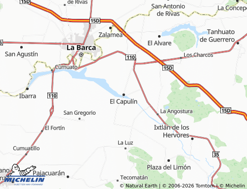 Carte MICHELIN El Capulín - ViaMichelin