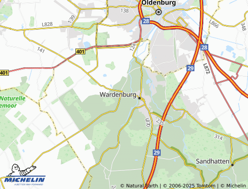 Carte MICHELIN Oberlethe - ViaMichelin