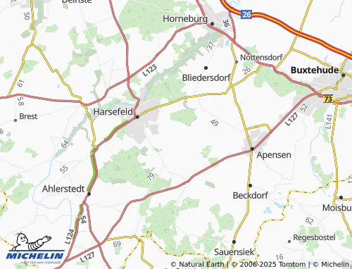 MICHELIN Weißenfelde map - ViaMichelin