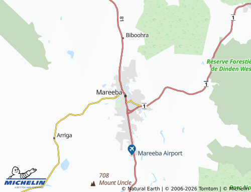 MICHELIN Mareeba map - ViaMichelin