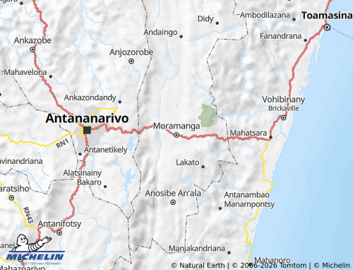 Mappa MICHELIN Moramanga - ViaMichelin