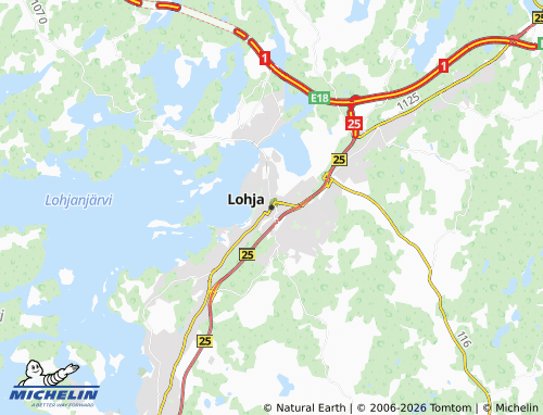Mapa MICHELIN Lohja - ViaMichelin