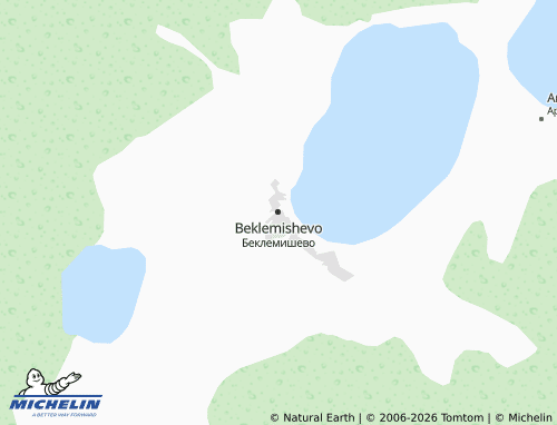 MICHELIN-Landkarte Beklemishevo - ViaMichelin