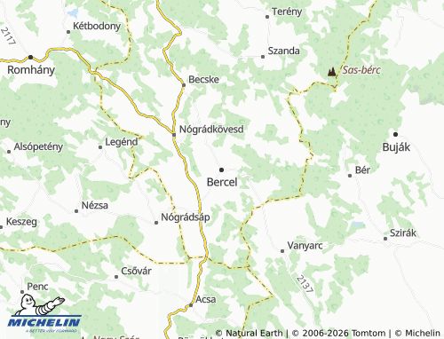 Mapa MICHELIN Bercel - ViaMichelin