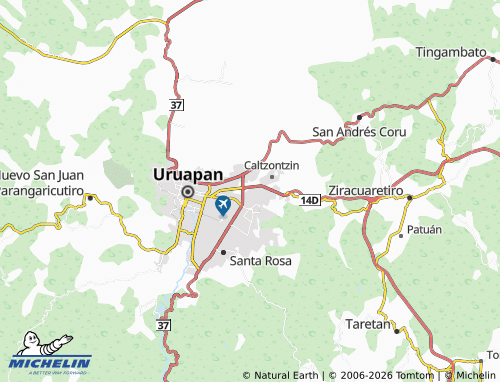 Mappa MICHELIN La Virgen - ViaMichelin