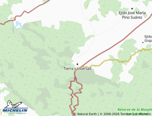 MICHELIN Tiltepec map - ViaMichelin