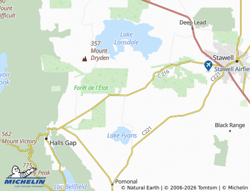 MICHELIN Mokepilly map - ViaMichelin