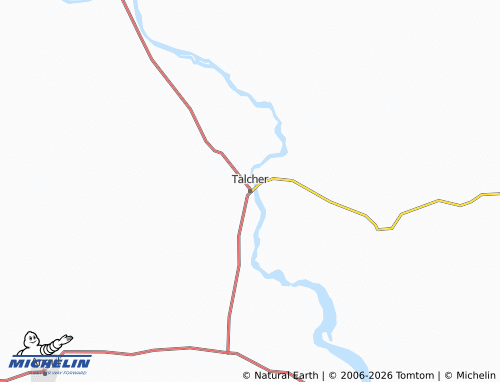 MICHELIN Talcher map - ViaMichelin