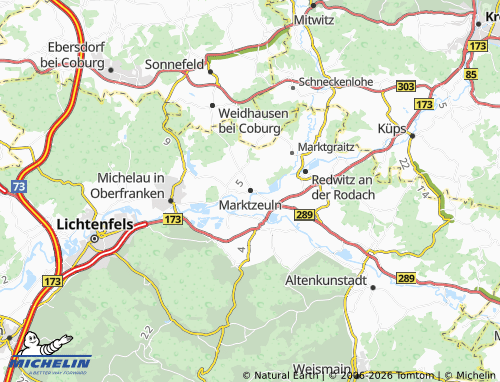 Mappa MICHELIN Marktzeuln - ViaMichelin