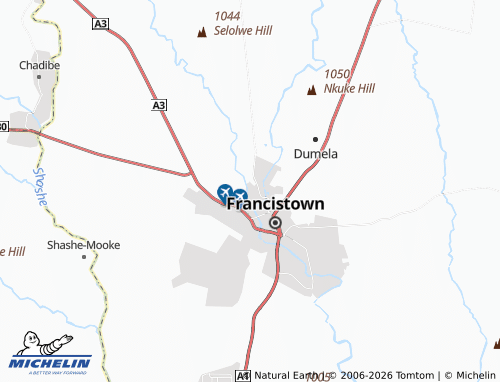 Mapa MICHELIN Monarch West - ViaMichelin