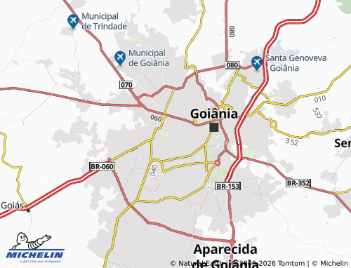 MICHELIN Setor Sol Nascente map - ViaMichelin