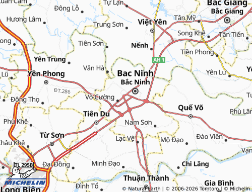 Mapa MICHELIN Ninh Xá - ViaMichelin