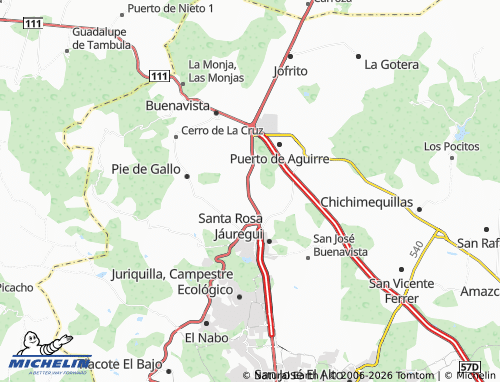 Mapa MICHELIN Santa Catarina - ViaMichelin