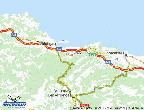 MICHELIN-Landkarte Prado - ViaMichelin