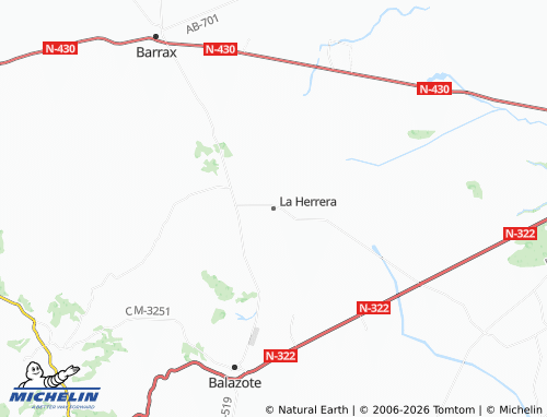 MICHELIN La Herrera map - ViaMichelin