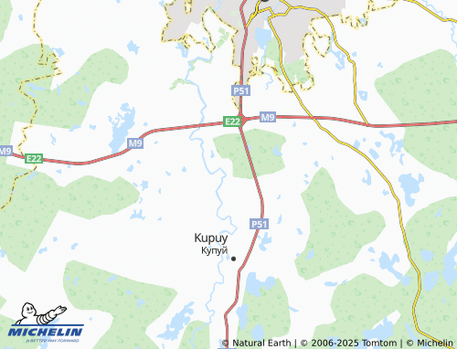 MICHELIN Ryzhakovo map - ViaMichelin
