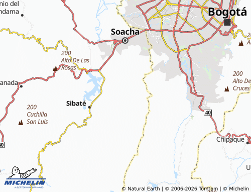 MICHELIN Tinzuque map - ViaMichelin
