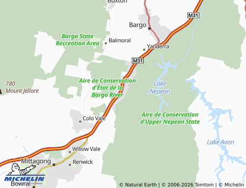 Mapa MICHELIN Yerrinbool - ViaMichelin