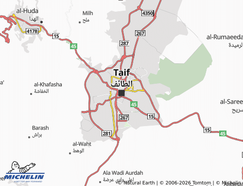 MICHELIN-Landkarte Taif - ViaMichelin