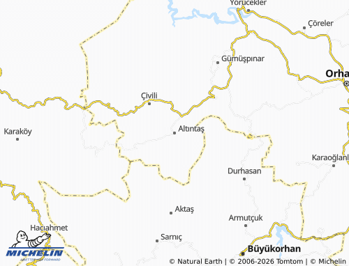 MICHELIN-Landkarte Altıntaş - ViaMichelin