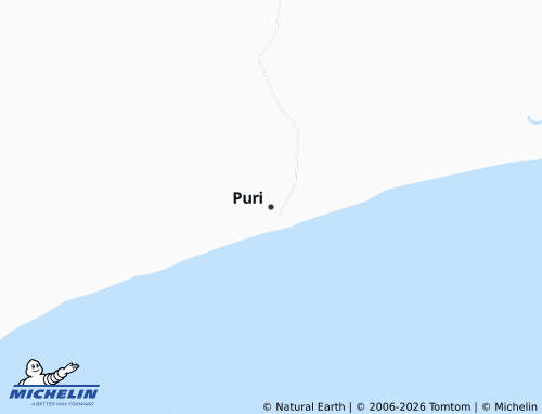 Mappa MICHELIN Puri - ViaMichelin