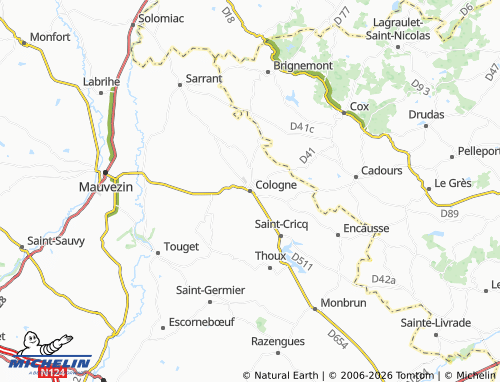 Mapa MICHELIN Cologne - ViaMichelin