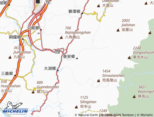 Mappa MICHELIN tai an xiang - ViaMichelin