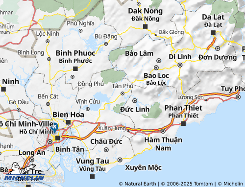 MICHELIN Tân Phú map - ViaMichelin