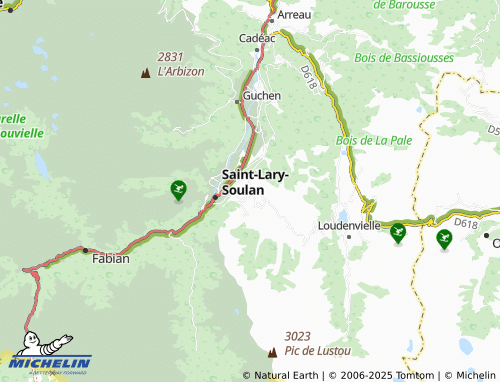 MICHELIN Estensan map - ViaMichelin