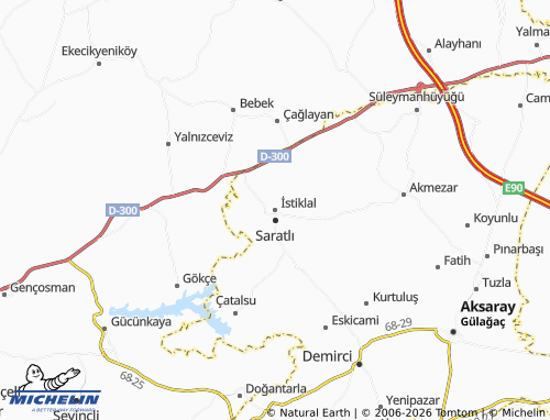 MICHELIN İstiklal map - ViaMichelin