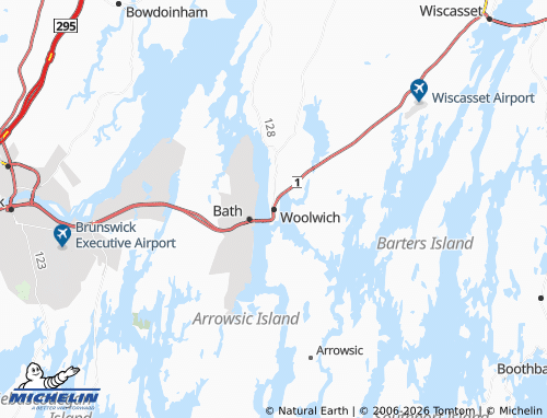 Mapa MICHELIN Woolwich - ViaMichelin