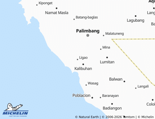 MICHELIN Ligao map - ViaMichelin