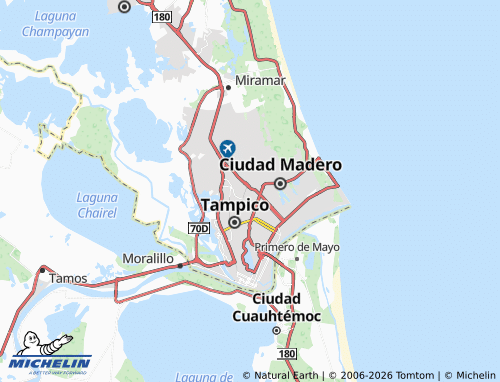 MICHELIN Las Américas map - ViaMichelin