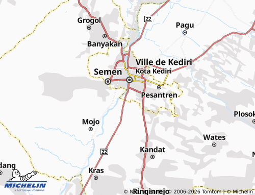 MICHELIN Manisrenggo map - ViaMichelin