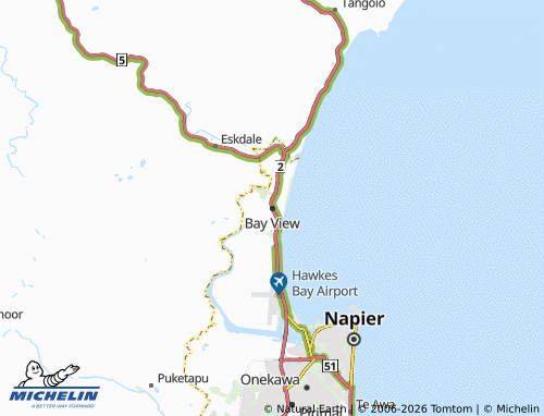Mapa MICHELIN Bay View - ViaMichelin