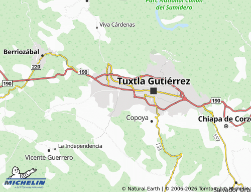 MICHELIN El Diamante map - ViaMichelin
