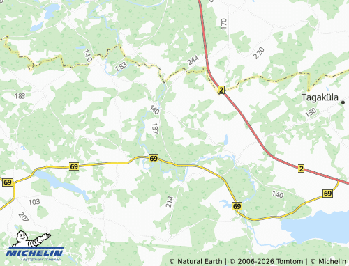 Mapa MICHELIN Kahro - ViaMichelin