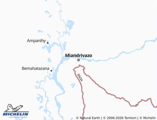 Mapa MICHELIN Miandrivazo - ViaMichelin