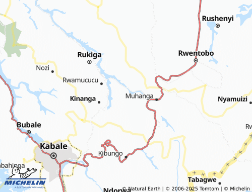 MICHELIN Kandago map - ViaMichelin