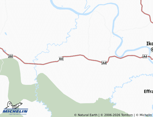 Mappa MICHELIN Ekukunela - ViaMichelin