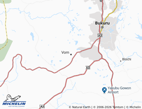 MICHELIN Vom map - ViaMichelin